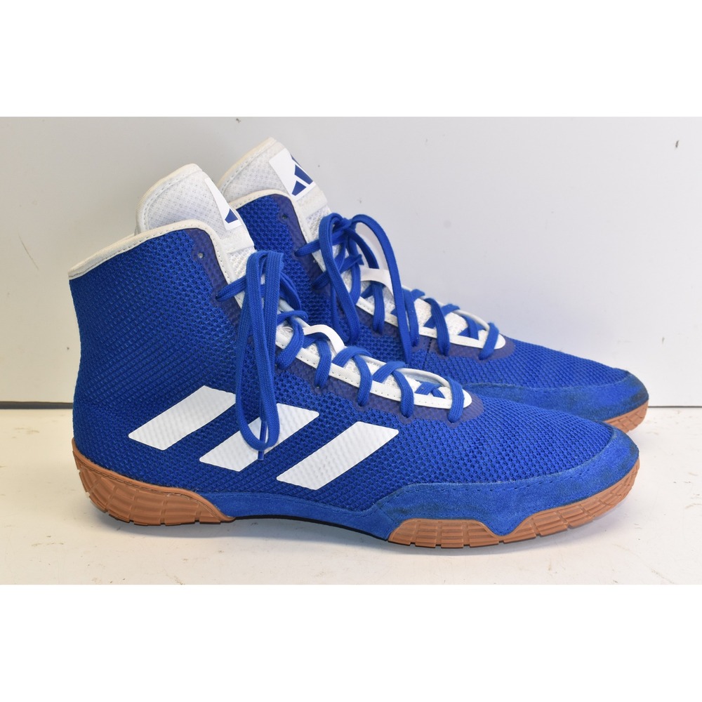 Adidas Tech Fall 2.0 Boxing Shoes Blue Mens 11 IF9924 High Top Wrestling Train